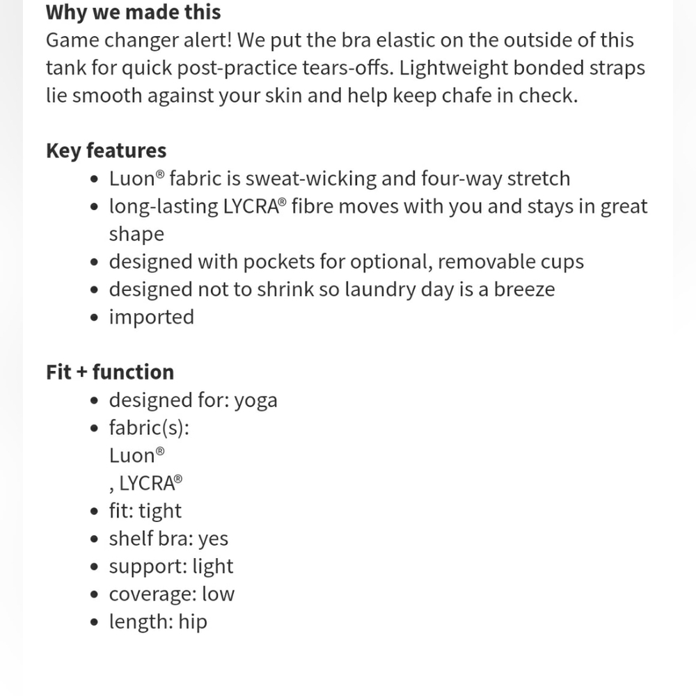 Lululemon Just Breathe Tank Alberta Lake sz-8 - Picture 2 of 11